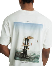 Reiss Reiss Splash Crew Dive Print T-Shirt
