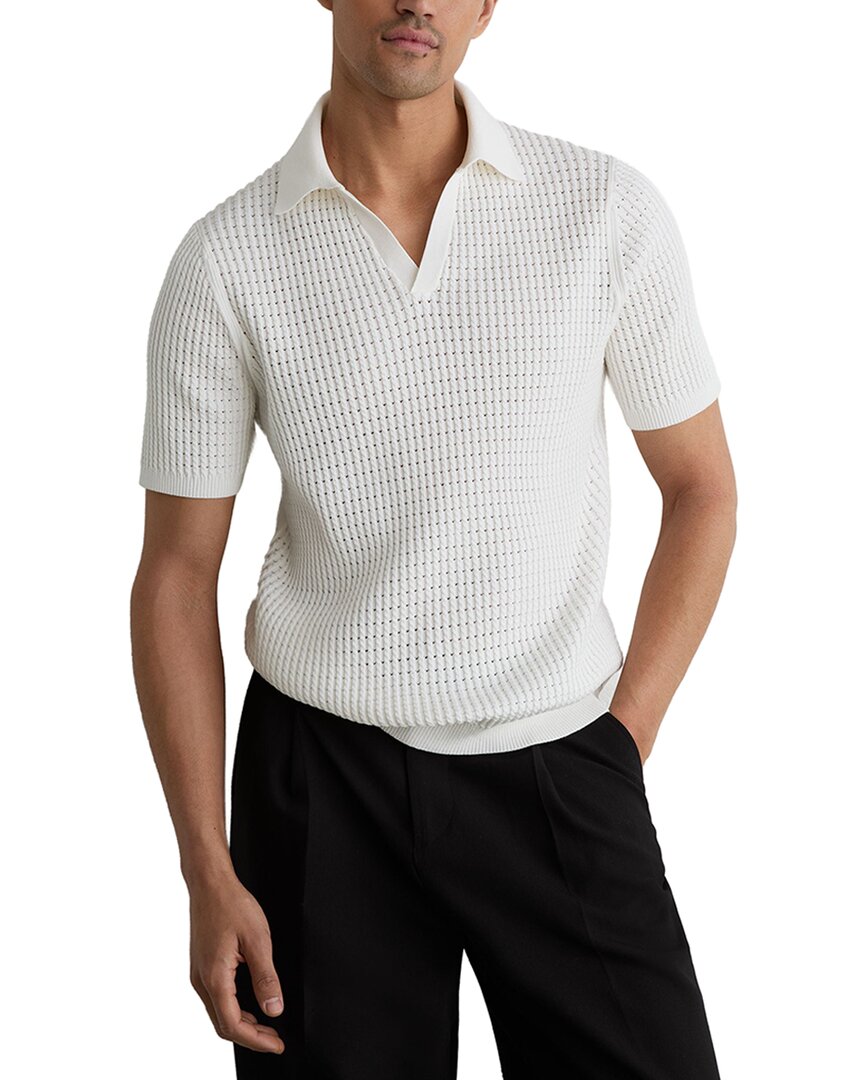 Reiss Reiss Merit Open Collar Twist Sweater
