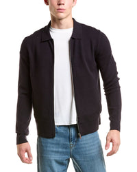 Reiss Reiss Ryan Zip Through Knit Sweater