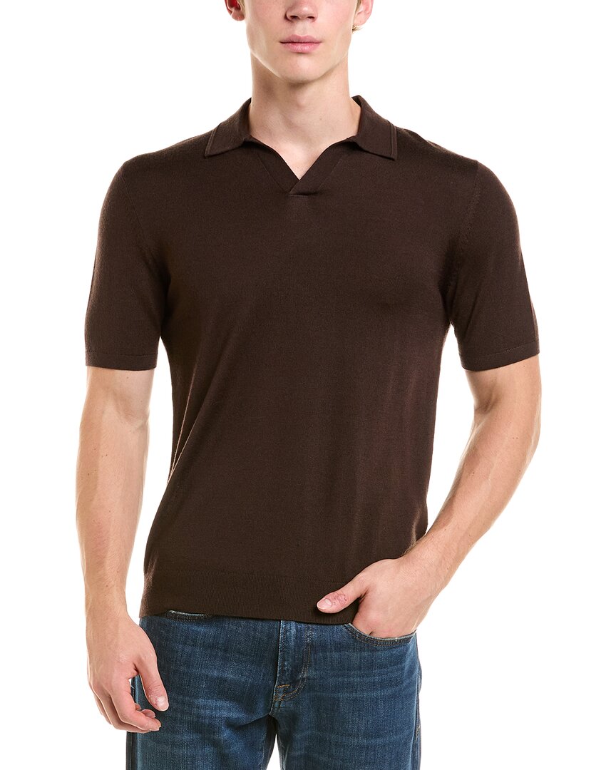 Reiss Reiss Maxim Open Collar P Wool-Blend Sweater
