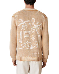 Reiss Reiss Verra Washed Embroider Sweater
