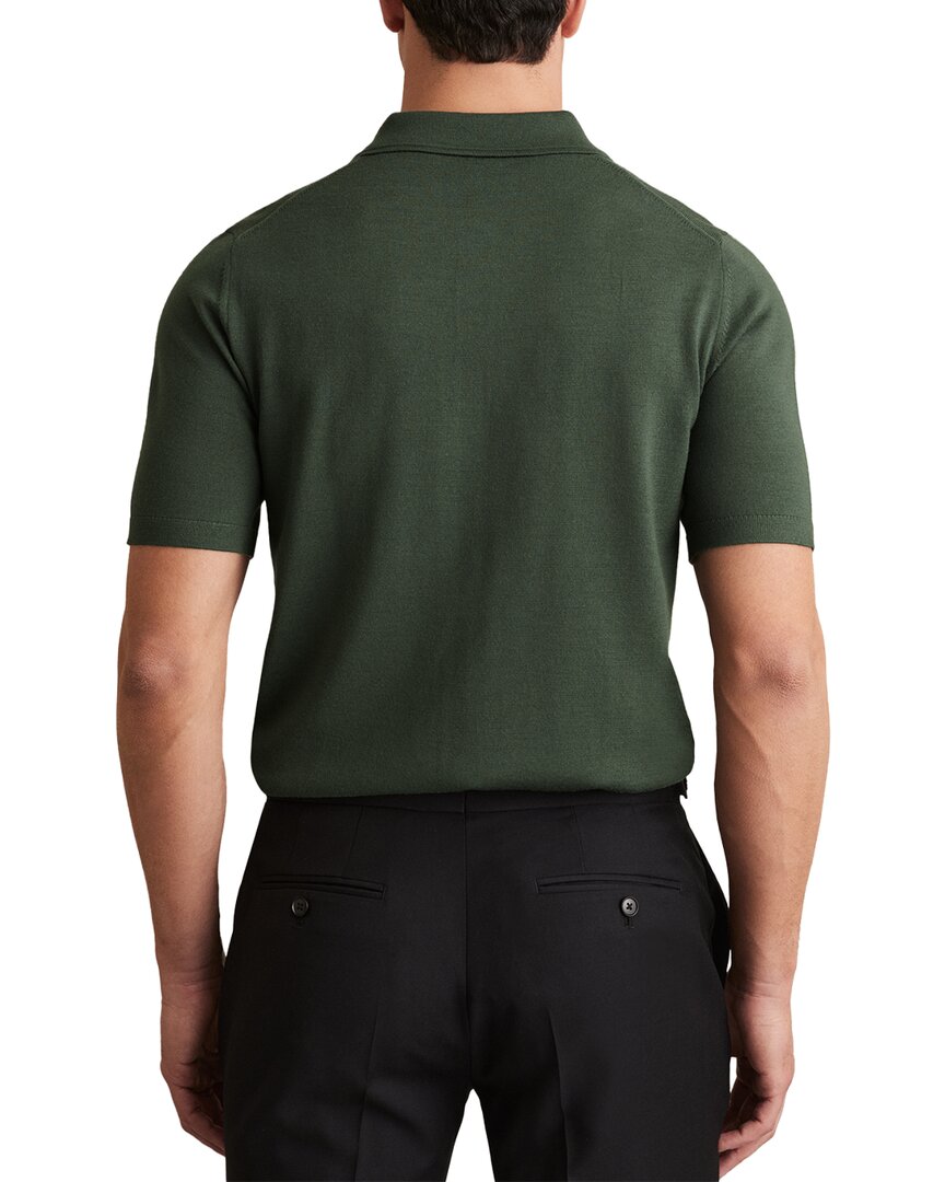 Reiss Reiss Manor Merino Half Butt Wool Polo Sweater