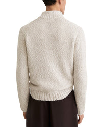 Reiss Reiss Seb Half Zip Two Tone Wool-Blend Sweater