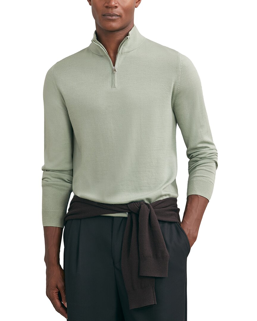 Reiss Reiss Blackhall Half Zip Fun Wool Sweater