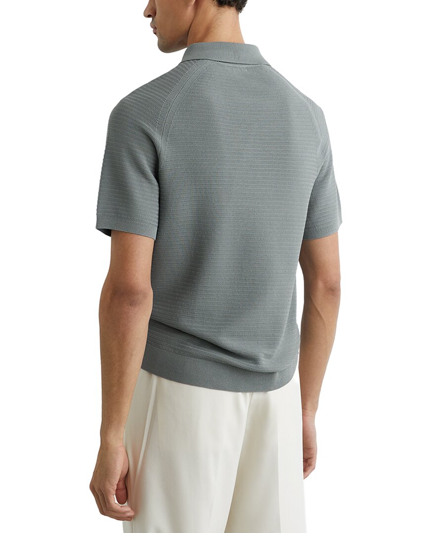 Reiss Reiss Estate Half Zip Texture Sweater