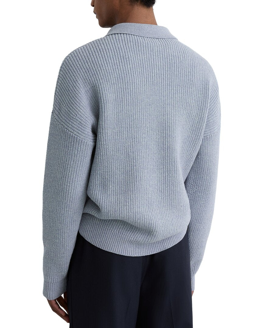 Reiss Reiss Prop Half Zip Ribbed P Sweater
