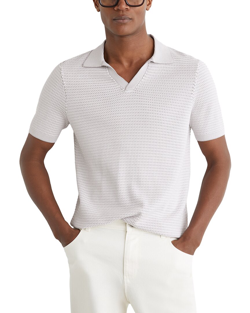 Reiss Reiss Redbury Open Collar Sweater