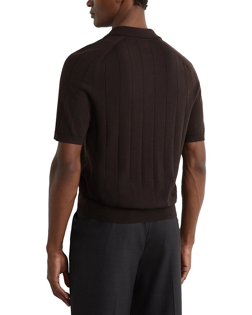 Reiss Reiss Chelmsford Open Collar Wool Sweater