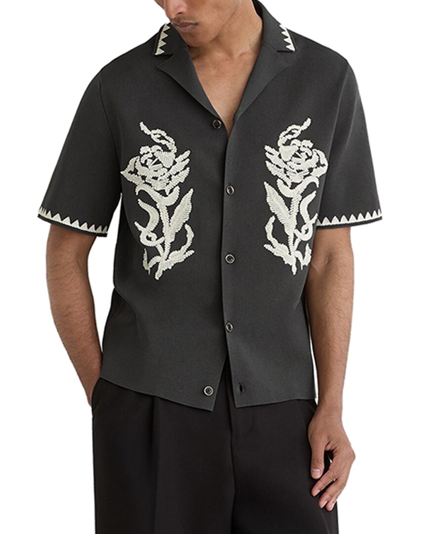 Reiss Reiss Folia Cuban Button Through Sweater