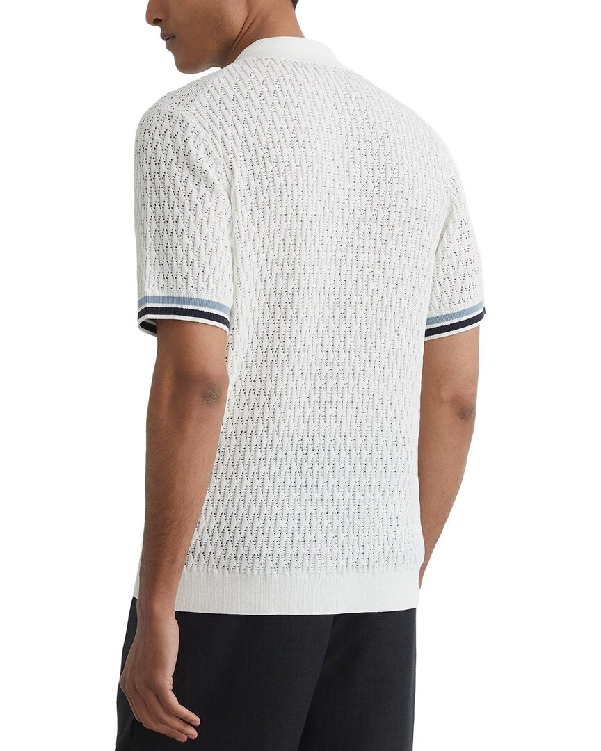 Reiss Reiss Bilsby Knitted Tape Shirt