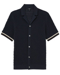 Reiss Reiss Bilsby Knitted Tape Shirt
