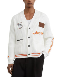 Reiss Reiss Halden Embroidered Rib Sweater