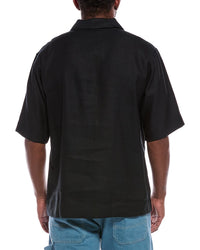 NN.07 Nn.07 Bruno Linen-Blend Polo Sweater