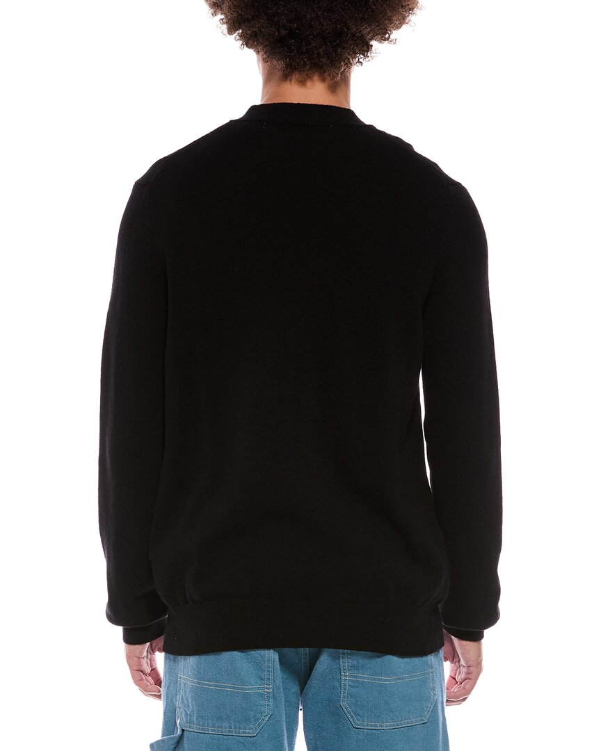 Comme Des Garçons Play Heart Sleeve Wool Cardigan