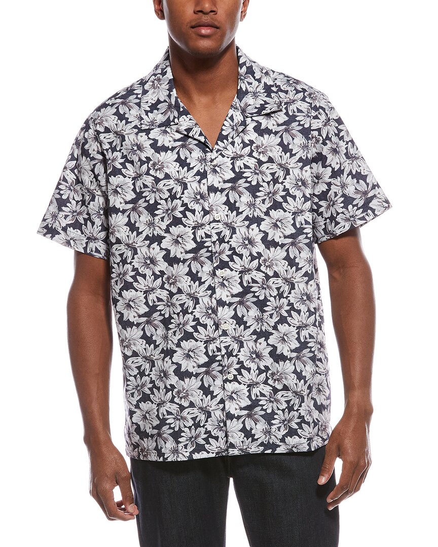 Tyler Böe Vintage Floral Camp Shirt White