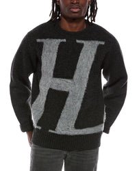 Helmut Lang Rambo Wool-Blend Crewneck Sweater
