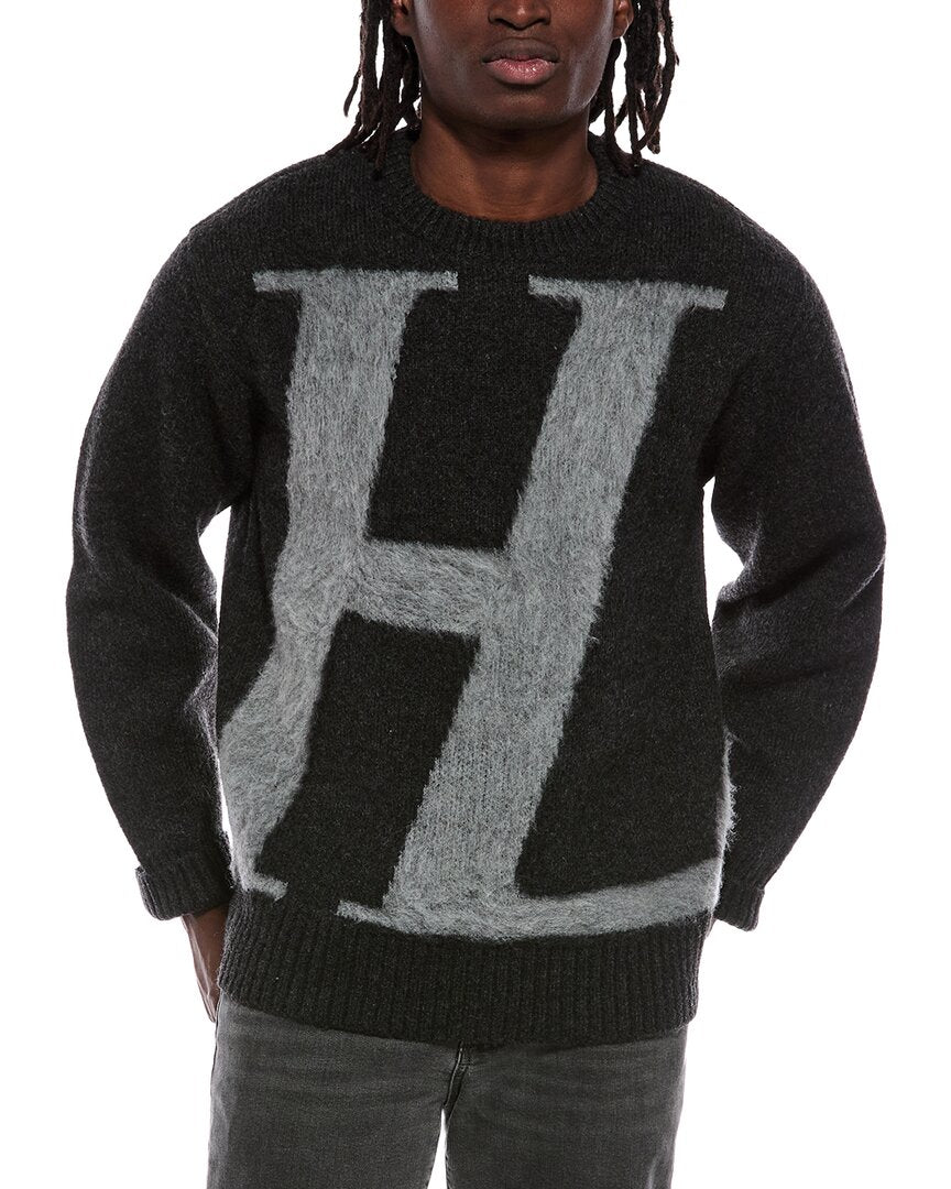 Helmut Lang Rambo Wool-Blend Crewneck Sweater