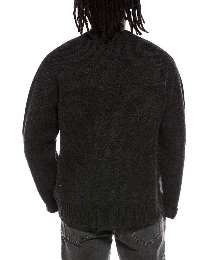 Helmut Lang Rambo Wool-Blend Crewneck Sweater