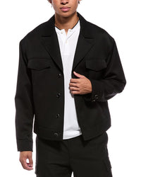 Helmut Lang Helmut Lang Wool-Blend Utility Jacket