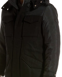 Armani Exchange Caban Wool-Blend Coat