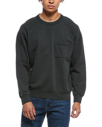 TODD SNYDER Todd Snyder Portuguese Terry Pocket Crewneck Sweatshirt