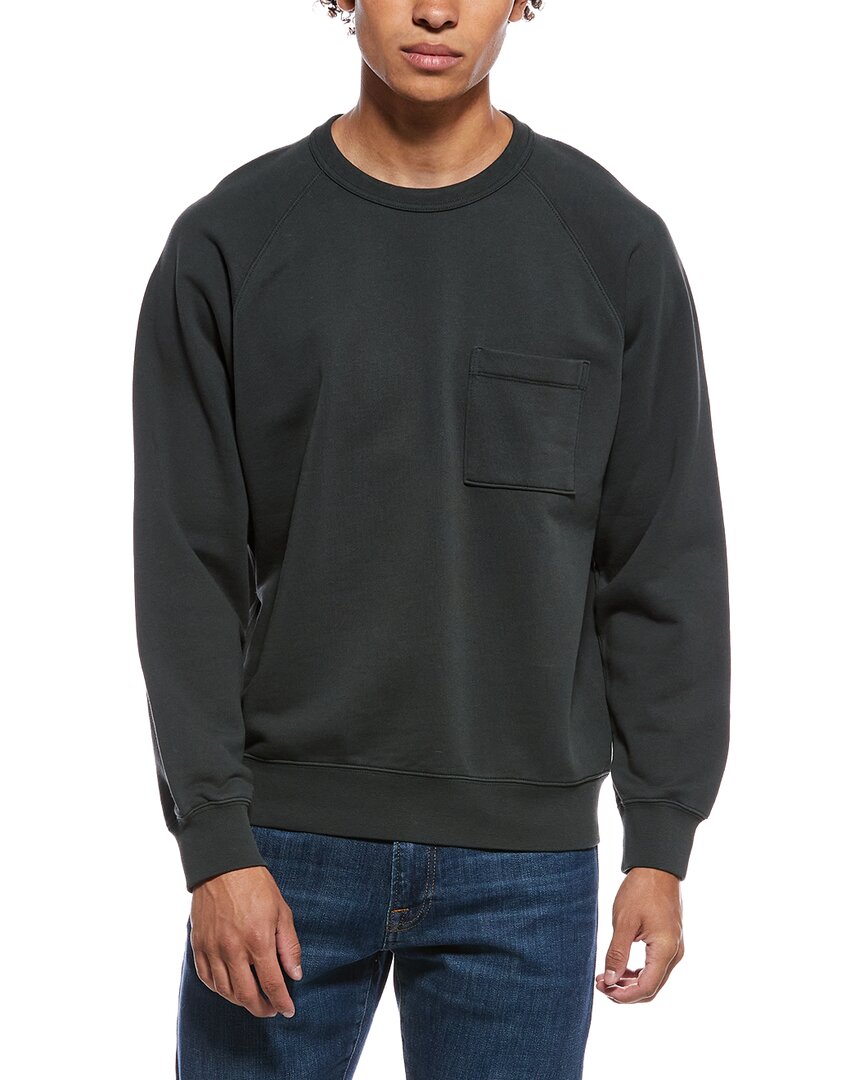 TODD SNYDER Todd Snyder Portuguese Terry Pocket Crewneck Sweatshirt