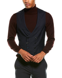 Brunello Cucinelli Brunello Cucinelli Wool & Silk-Blend Vest