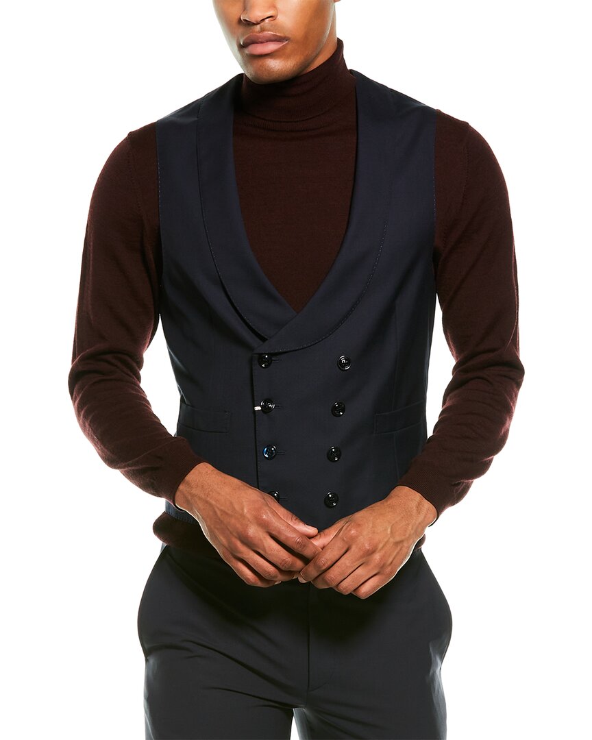 Brunello Cucinelli Brunello Cucinelli Wool & Silk-Blend Vest