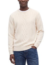 Raffi Cable Wool & Cashmere-Blend Crewneck Sweater