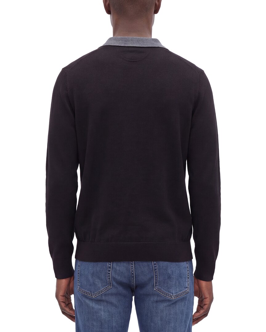 Raffi Jacquard Zip Wool-Blend Polo Shirt