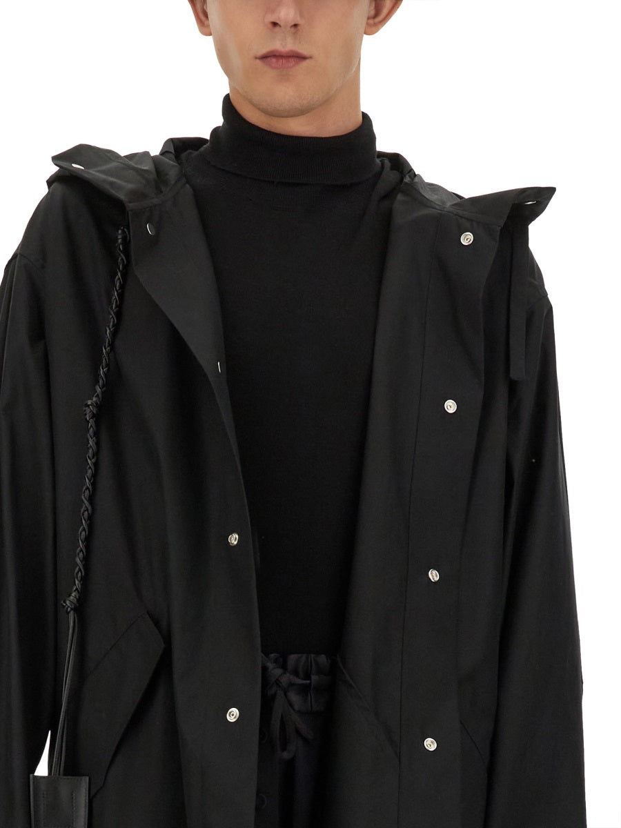 Jil Sander Men Parka With Logo
