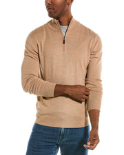Quincy Wool 1/4-Zip Mock Sweater