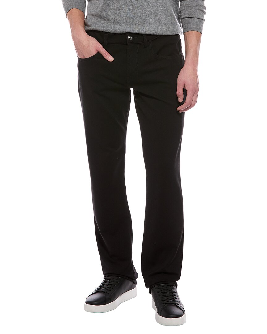 7 For All Mankind 7 For All Mankind The Straight Double Knit Black Jean
