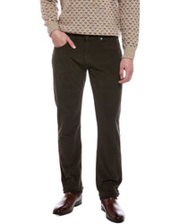 7 For All Mankind 7 For All Mankind Corduroy Dark Olive The Straight Jean