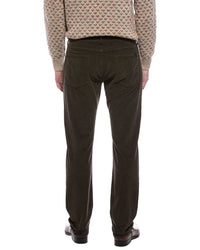7 For All Mankind 7 For All Mankind Corduroy Dark Olive The Straight Jean