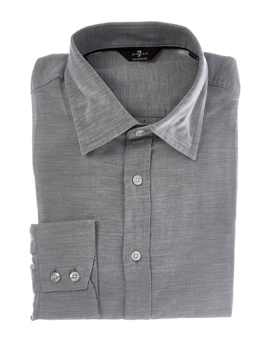 7 For All Mankind 7 For All Mankind Button-Up Cashmere-Blend Shirt