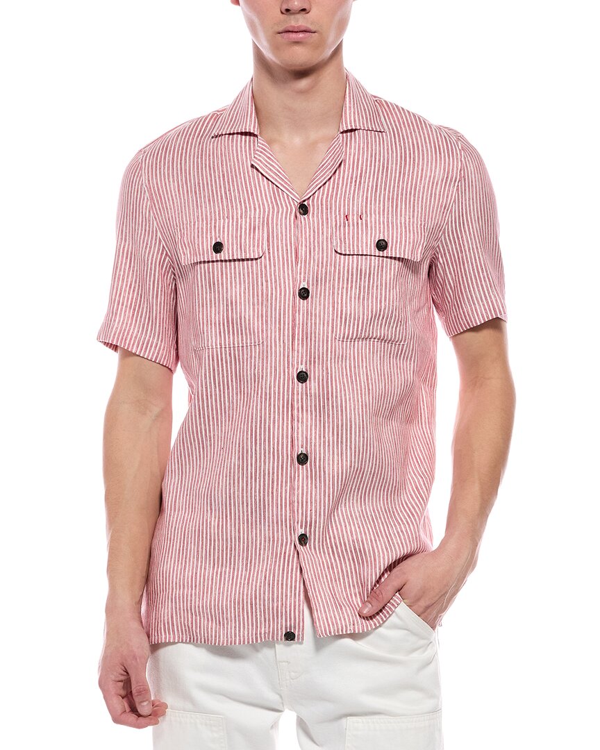Isaia Isaia Linen & Silk-Blend Shirt