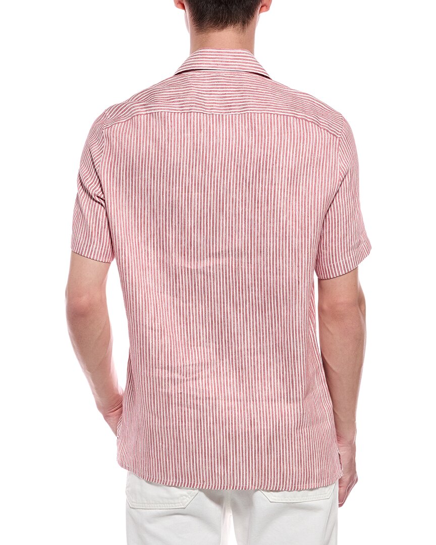 Isaia Isaia Linen & Silk-Blend Shirt