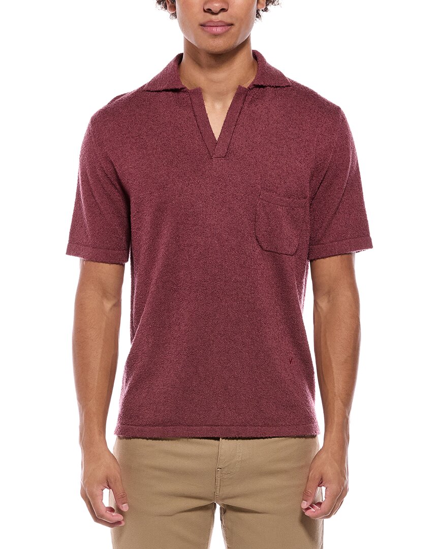 Isaia Isaia Silk & Cashmere-Blend Polo Sweater