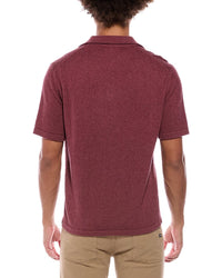 Isaia Isaia Silk & Cashmere-Blend Polo Sweater