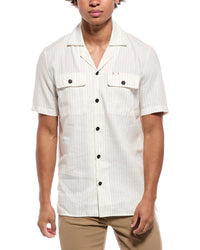 Isaia Isaia Linen-Blend Shirt