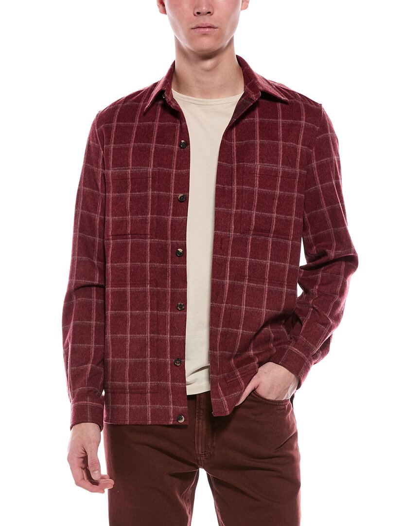 Isaia Isaia Wool & Cashmere-Blend Shirt