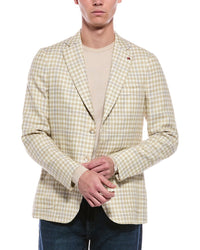 Isaia Isaia Linen, Wool, & Silk-Blend Jacket
