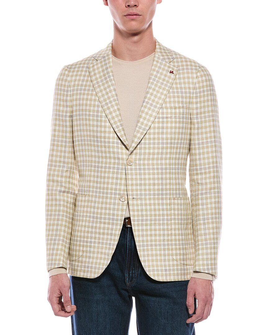 Isaia Isaia Linen, Wool, & Silk-Blend Jacket