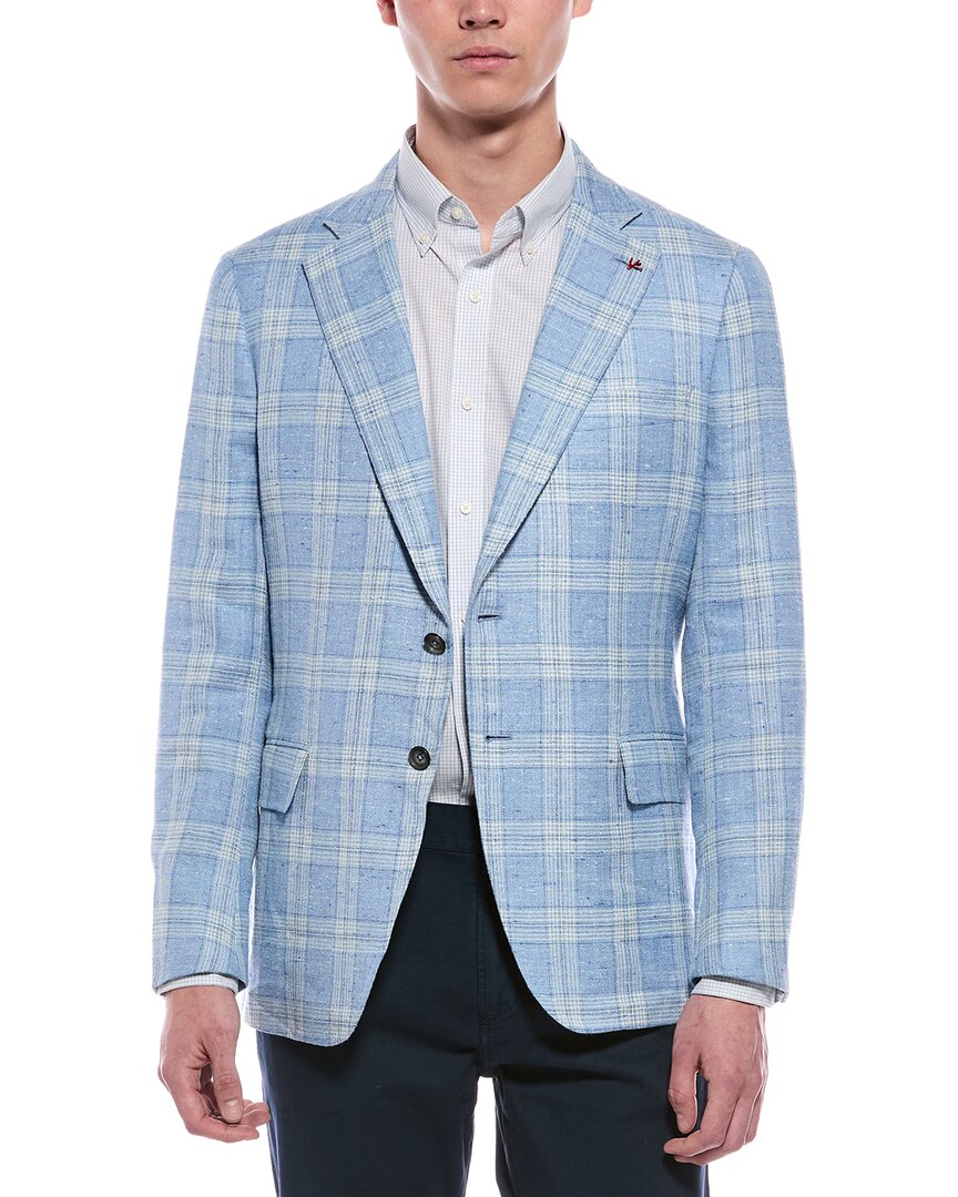 Isaia Isaia Silk, Linen, & Wool-Blend Jacket
