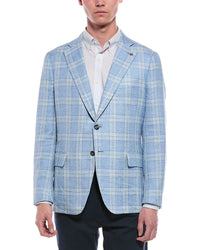 Isaia Isaia Silk, Linen, & Wool-Blend Jacket