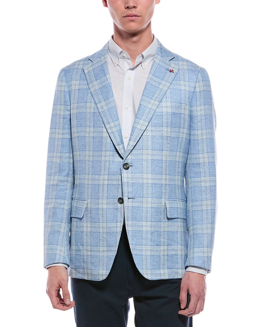 Isaia Isaia Silk, Linen, & Wool-Blend Jacket