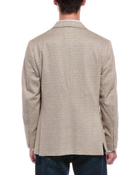 Isaia Isaia Linen-Blend Jacket