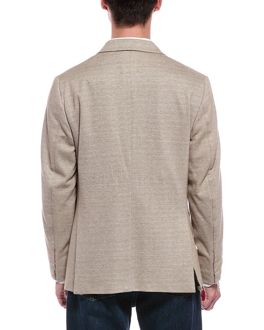 Isaia Isaia Linen-Blend Jacket