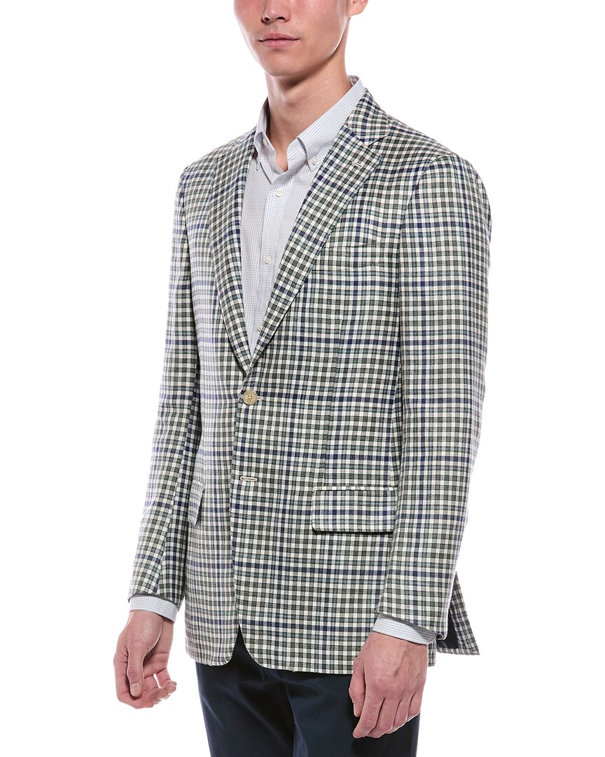 Isaia Isaia Wool, Silk, & Linen-Blend Jacket